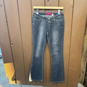 Levi’s 520 Too Superlow Sz 3 Short Junior's Jeans Y2K Snap Fly Flared Fits 28x32